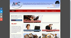 Desktop Screenshot of abcrealestatetraining.com
